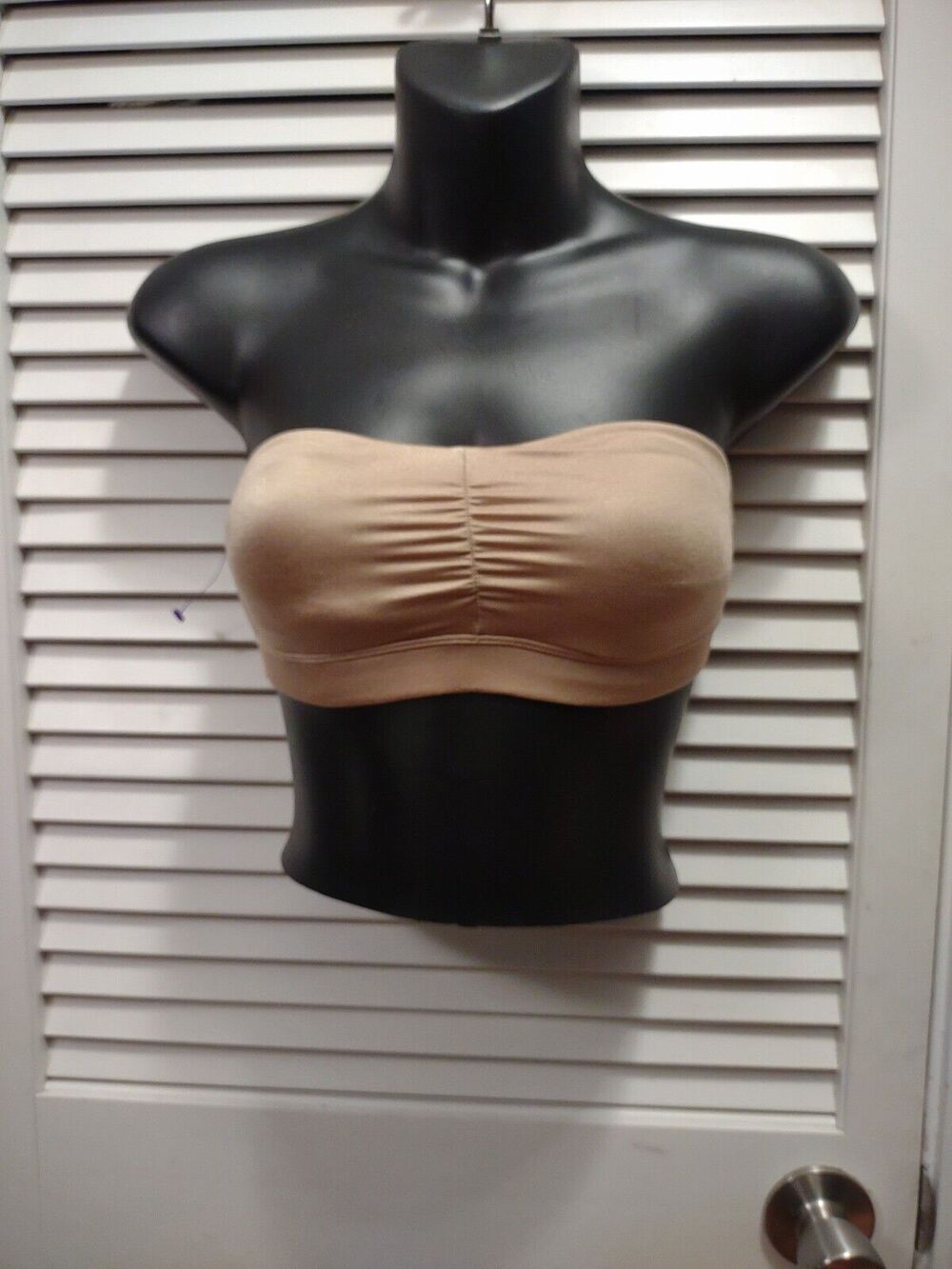 Maidenform Self Expressions Women's Beige Strapless Band Bra 05818 Size S/P